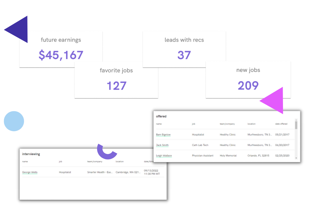 improved recruiter dashboard